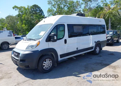 2021 Ram Promaster 3500 Cargo Van High Roof 159 Wb Ext from USA, damaged, VIN 3C6MRVJG9ME541813